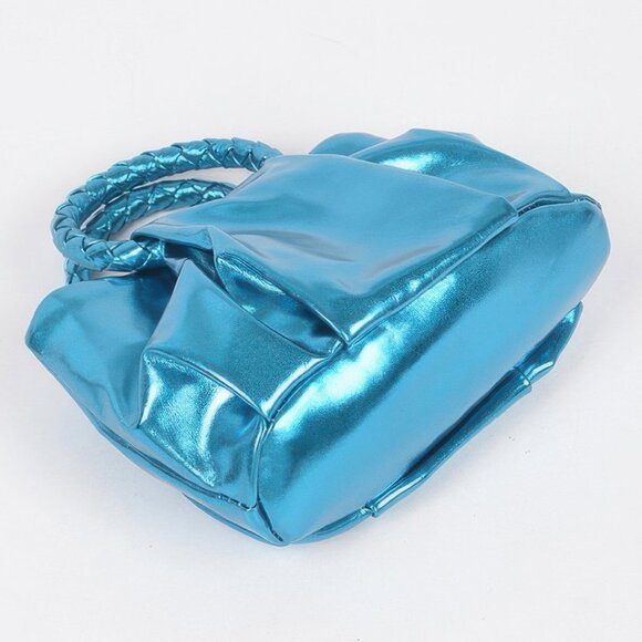 Metallic Top Handle Crossbody Bag - Picture 3 of 7